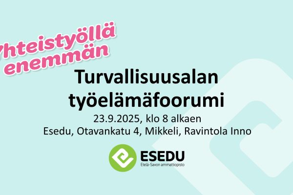 Turvallisuusalan työelämäfoorumi
