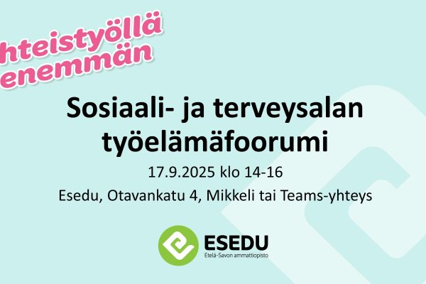 Sosiaali- ja terveysalan työelämäfoorumi