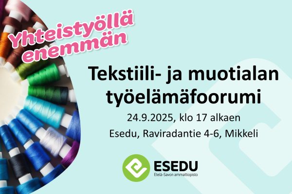 Tekstiili- ja muotialan työelämäfoorumi